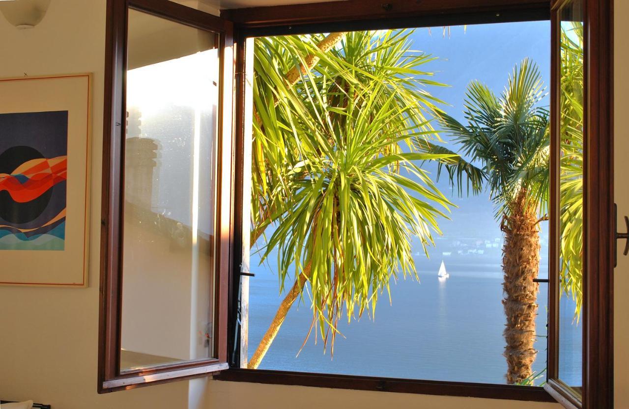 Apartment The Palm With Garden Sala Comacina Ngoại thất bức ảnh