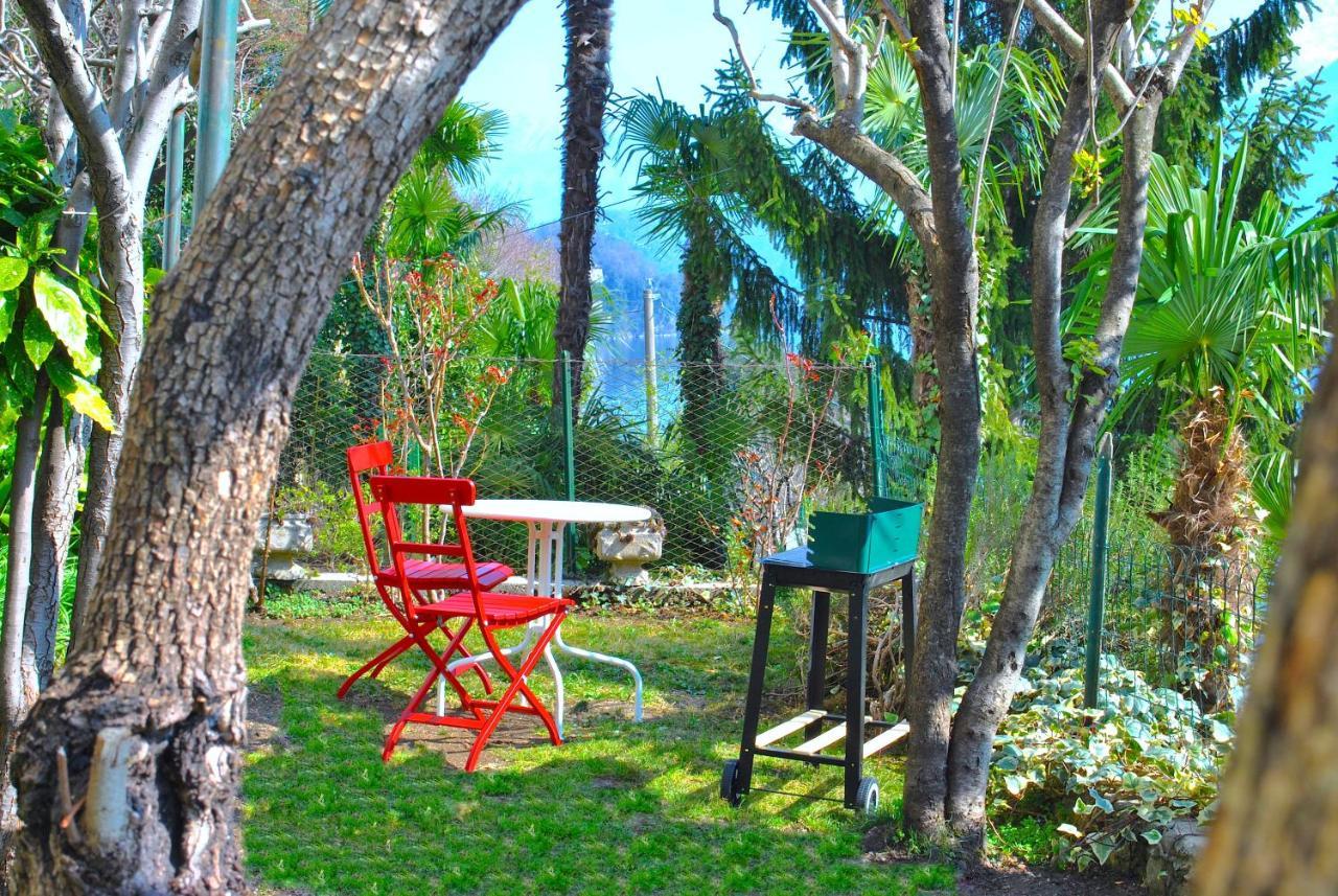 Apartment The Palm With Garden Sala Comacina Ngoại thất bức ảnh